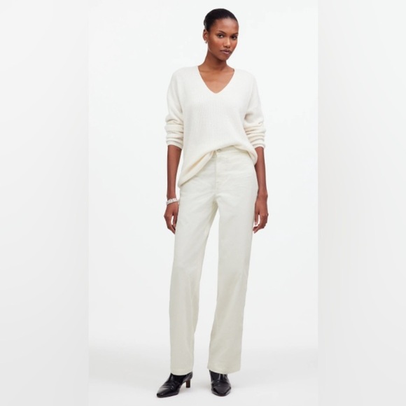 Madewell "The Emmett Wide Leg Pant Corduroy" Pants - Picture 1 of 8